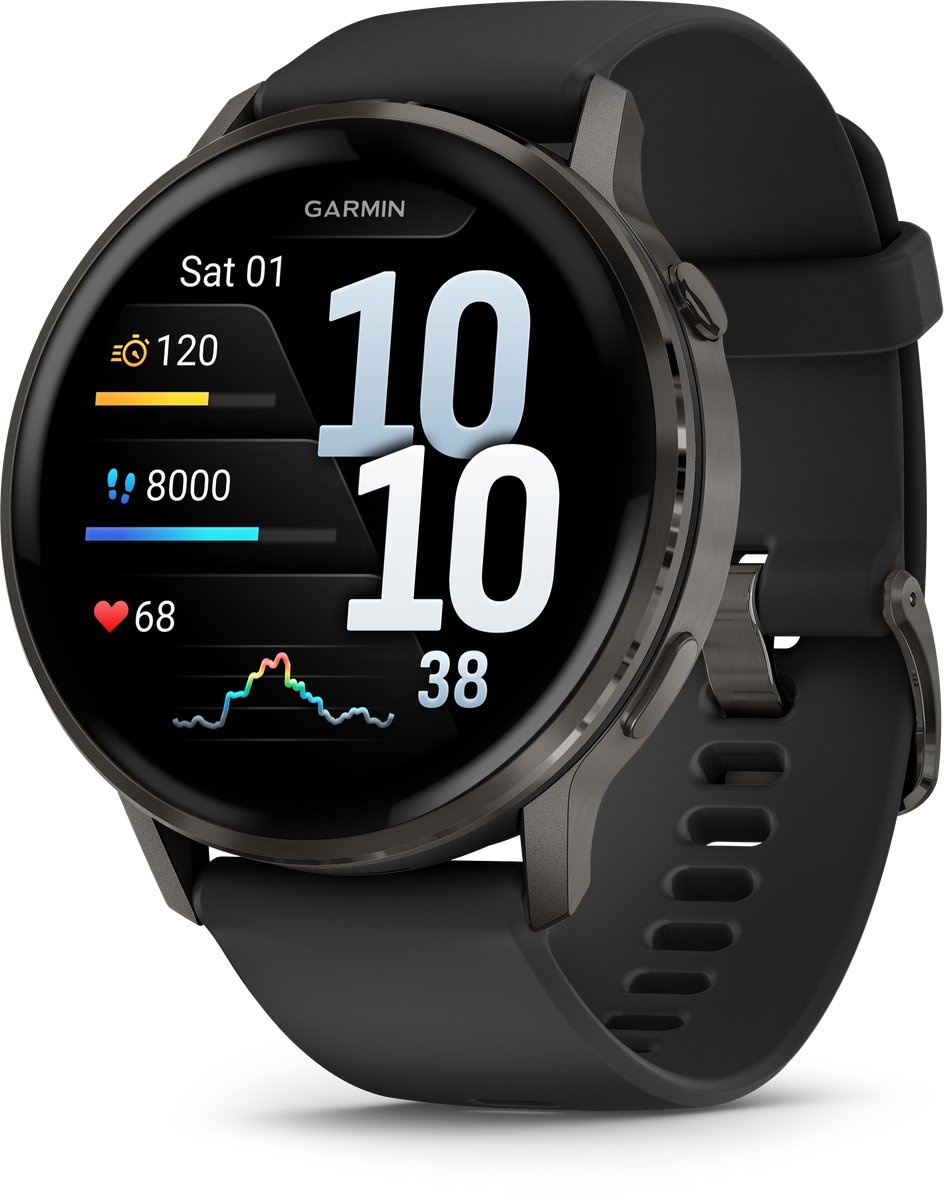 Garmin Venu 4 45mm Zwart - Smartwatch