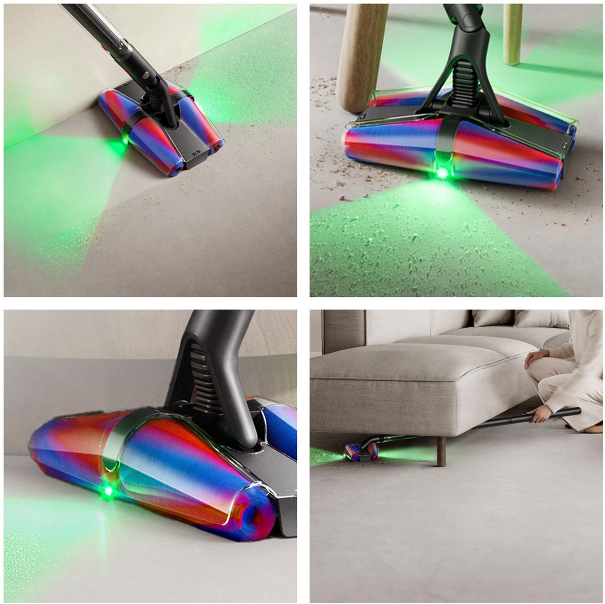 Dyson PencilVac Fluffycones - Steelstofzuiger