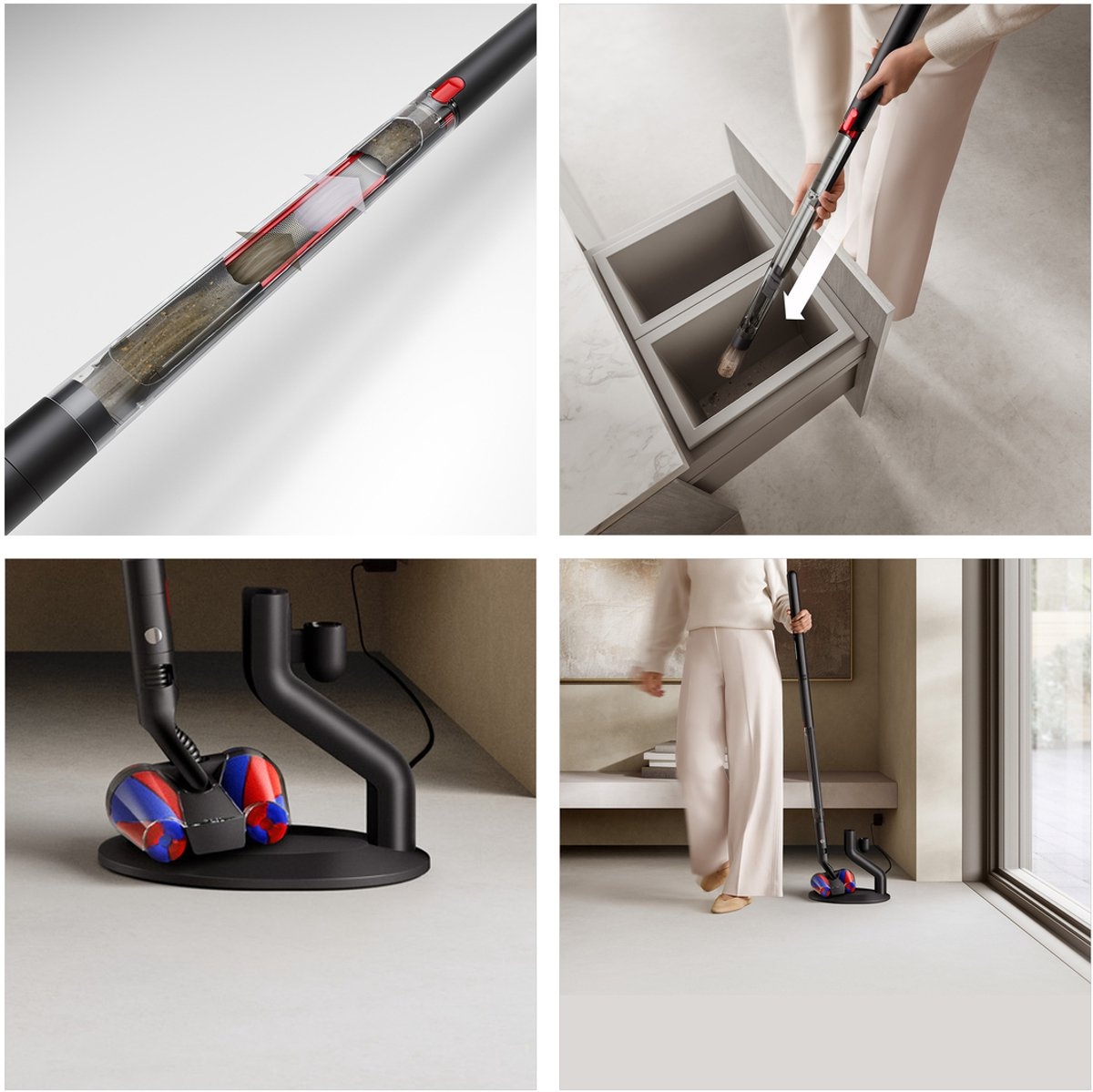Dyson PencilVac Fluffycones - Steelstofzuiger
