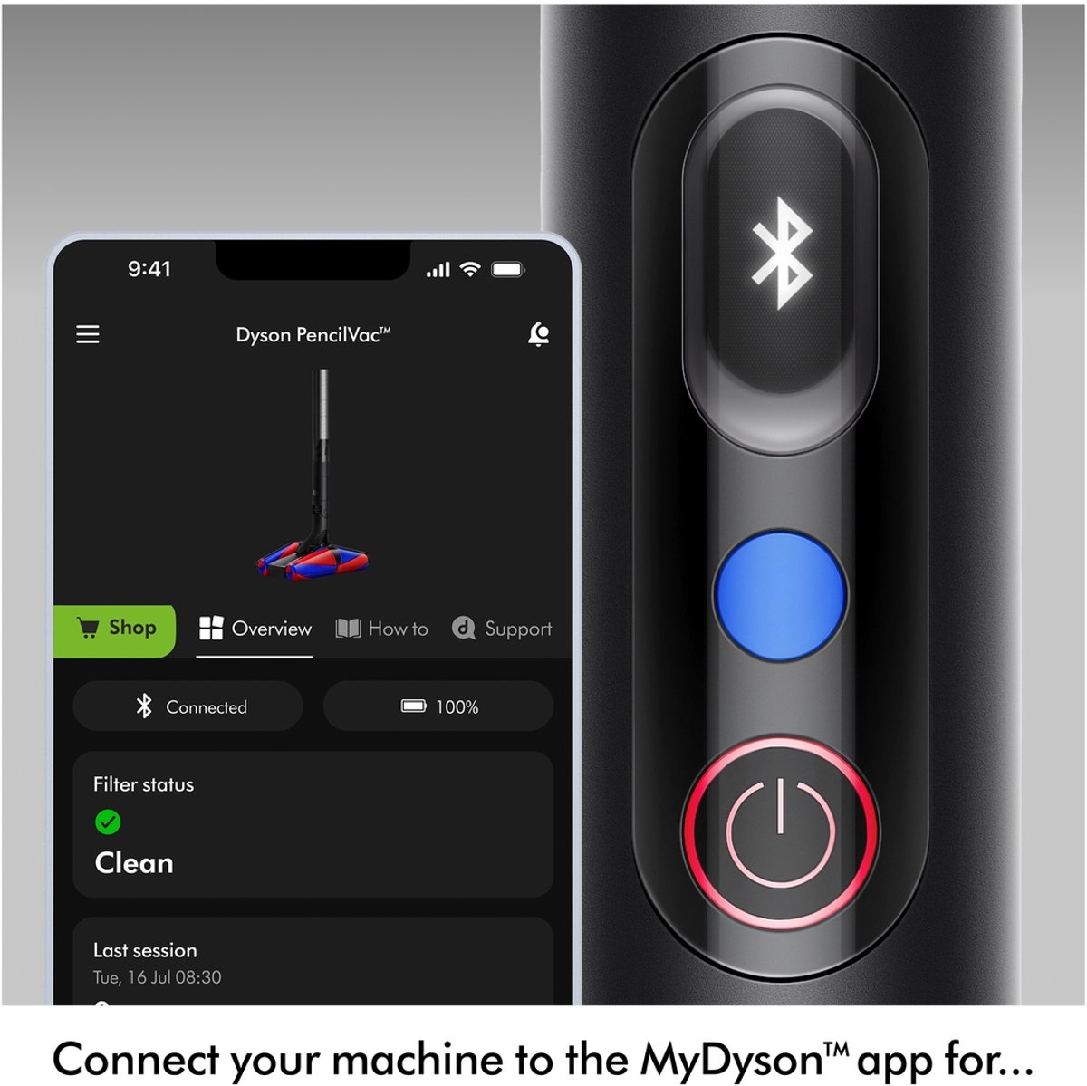 Dyson PencilVac Fluffycones - Steelstofzuiger