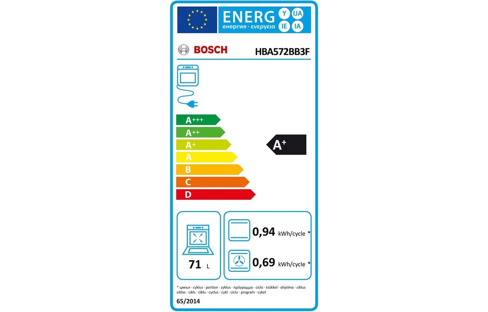 Bosch HBA572BB3F - Inbouw oven
