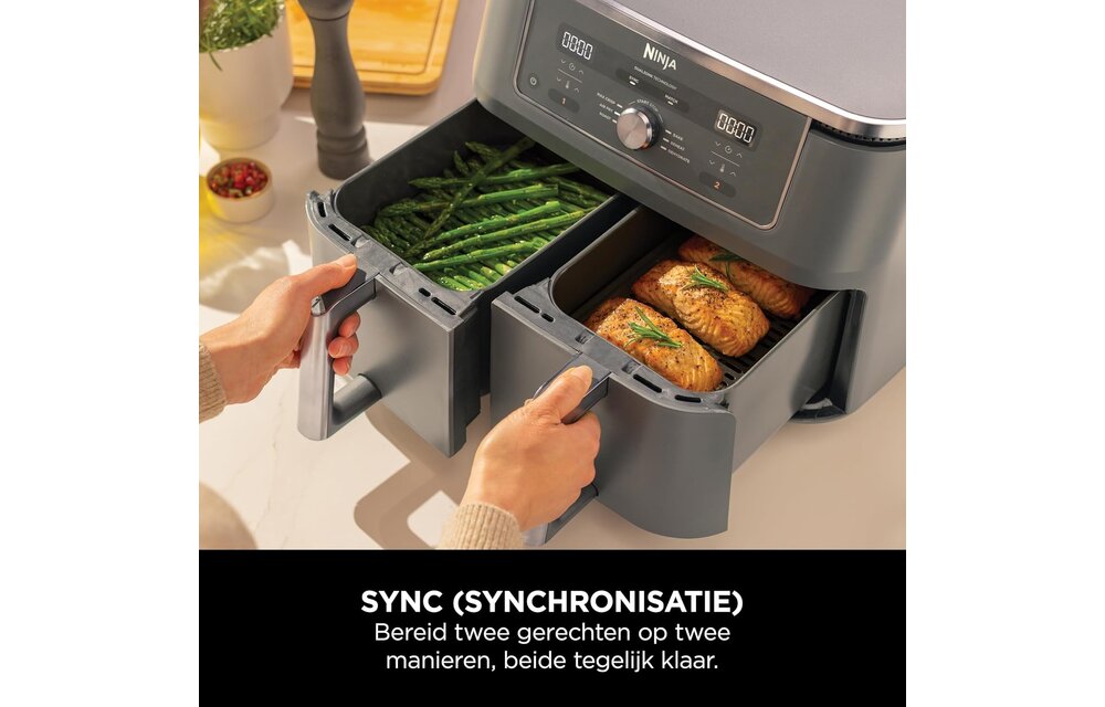 Ninja Dual Zone DZ400EU - Hetelucht friteuse