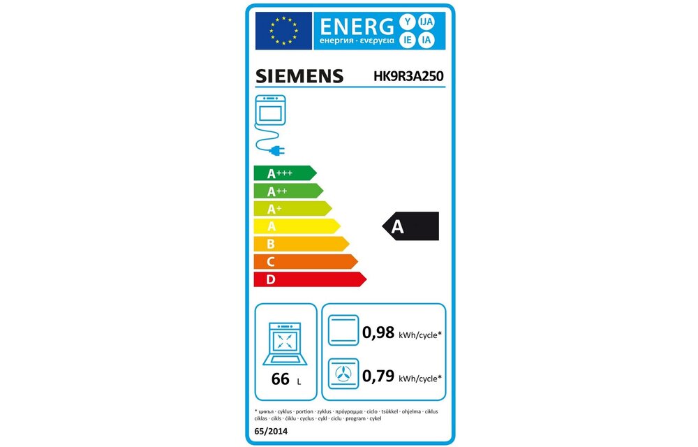 Siemens HK9R3A250 - Keramisch fornuis