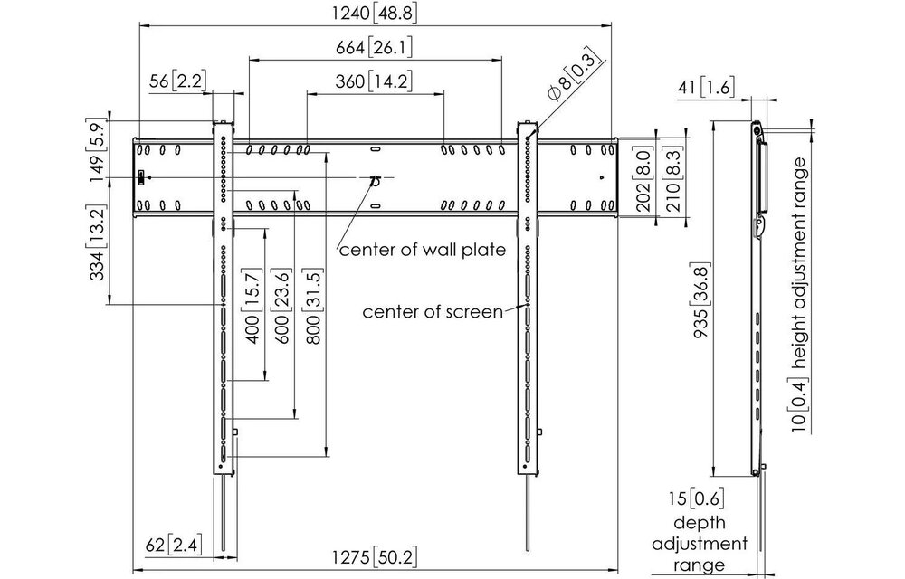 Vogel's PFW 6900 Display muurbeugel - TV muurbeugel