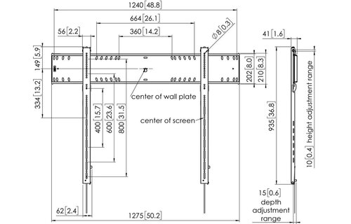 Vogel's PFW 6900 Display muurbeugel - TV muurbeugel