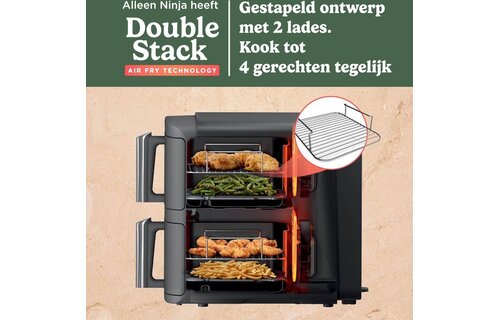 Ninja Double Stack XL 2-Drawer SL400EU - Hetelucht friteuse
