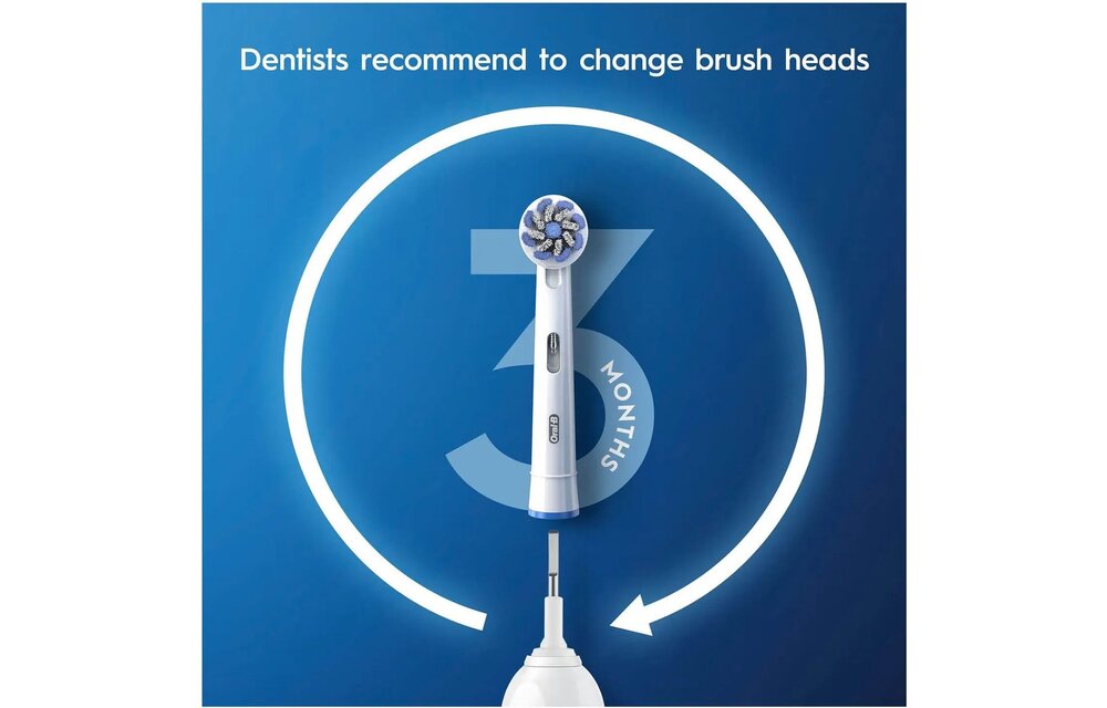 Oral-B Pro 3 3300 Sensitive Clean Wit - Elektrische tandenborstel