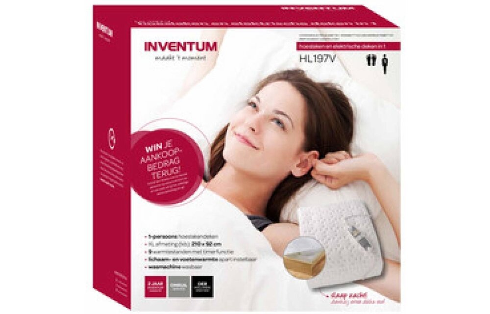 Inventum HL197V - Elektrische deken
