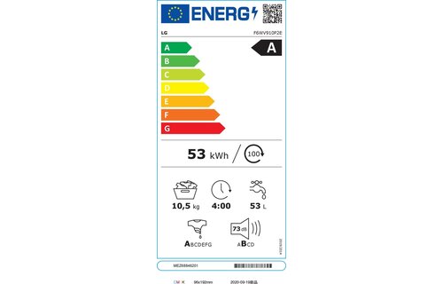 LG F6WV910P2E  - Wasmachine