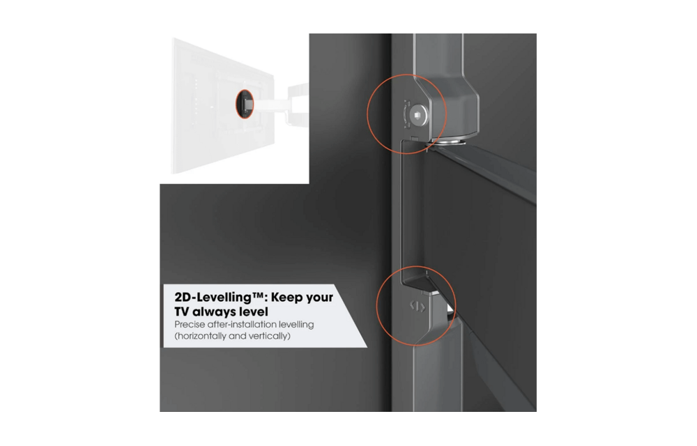 Vogel's TVM 5645 40 -77 inch zwart Draaibare tv-beugel - TV muurbeugel