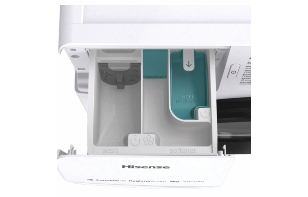 Hisense WF3V943BW/BLX - Wasmachine