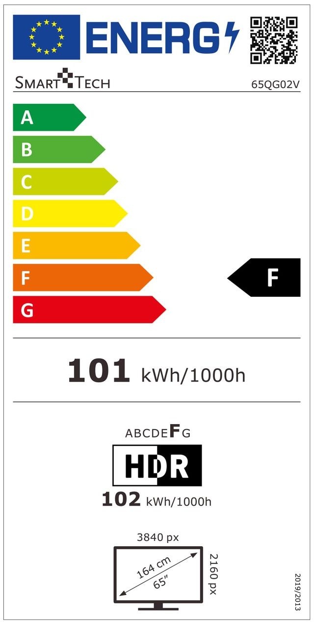 Smart Tech 65QG02V  - QLED TV