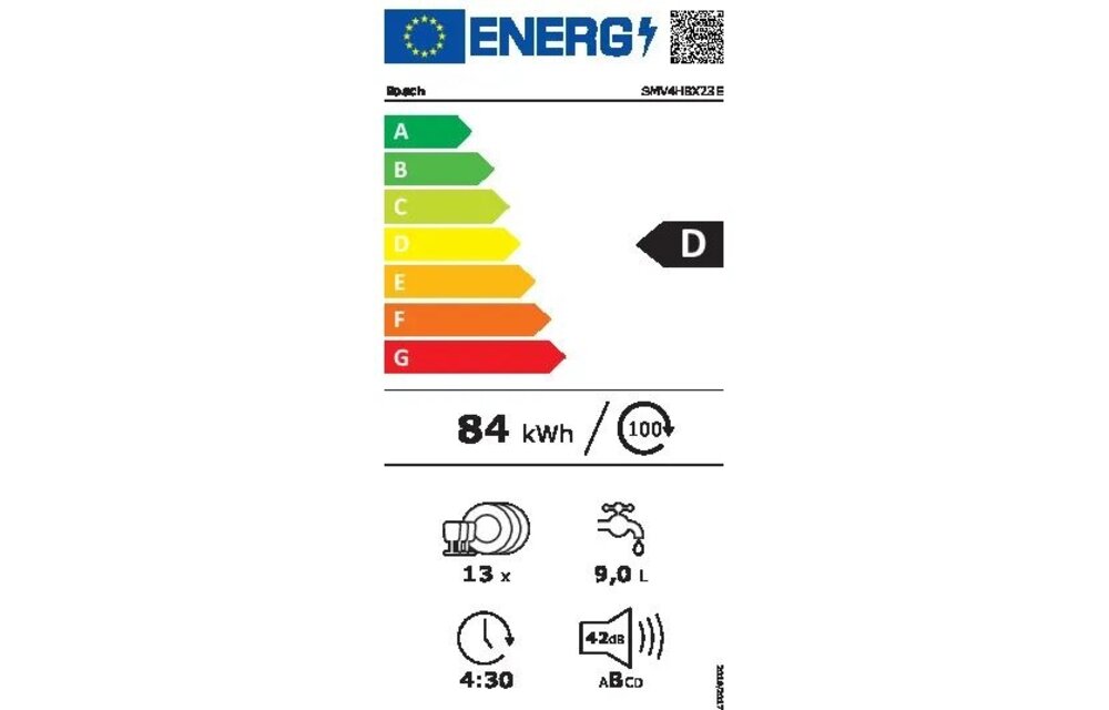 Bosch SMV4HBX23E EXCLUSIV - Inbouw vaatwasser