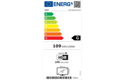 Aiwa LED-658UHD-SLIM - LED TV