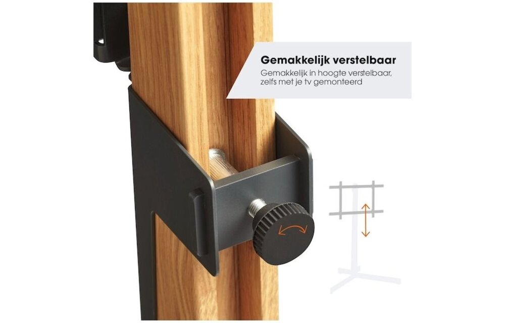 Vogel's TVS 3695B Zwart TV Vloerstandaard (40-77 Inch) - TV muurbeugel