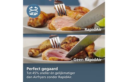 Philips 3000 Series Dual Basket NA351/00 - Hetelucht friteuse