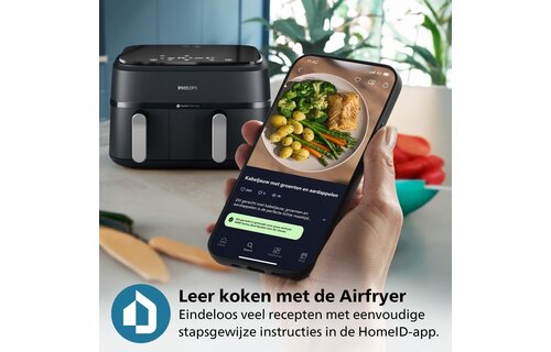 Philips 3000 Series Dual Basket NA351/00 - Hetelucht friteuse