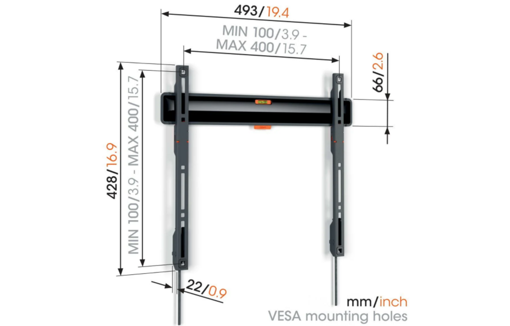 Vogel's TVM 3405 Muurbeugel (37-77 inch) - TV muurbeugel