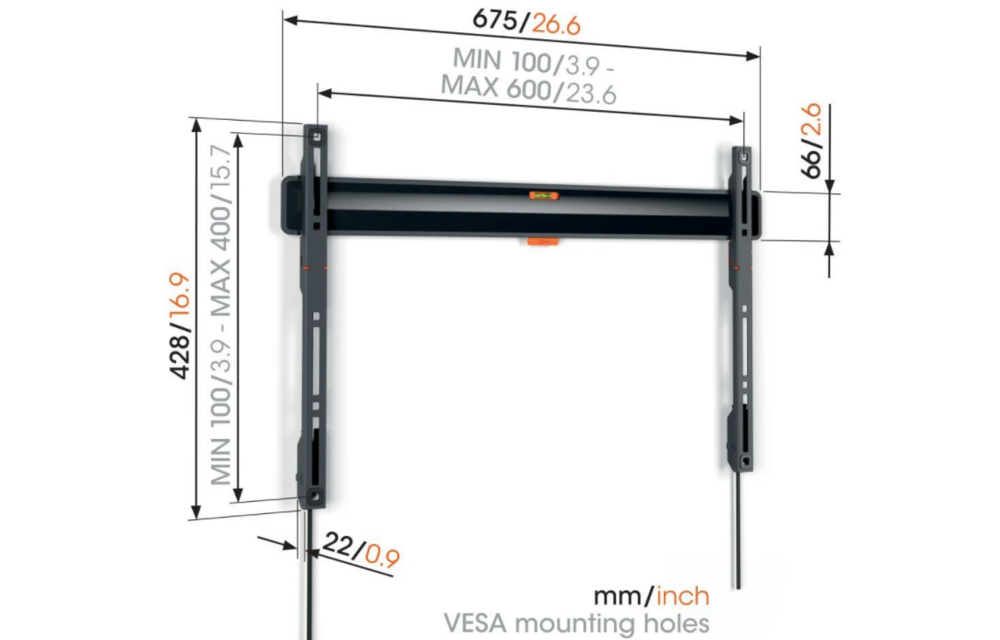 Vogel's TVM 3605 Muurbeugel (40 - 100 inch) - TV muurbeugel