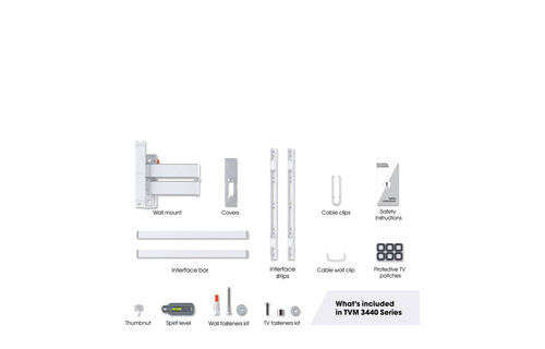 Vogel's TVM 3445 Wit Draaibare Tv-beugel - TV muurbeugel