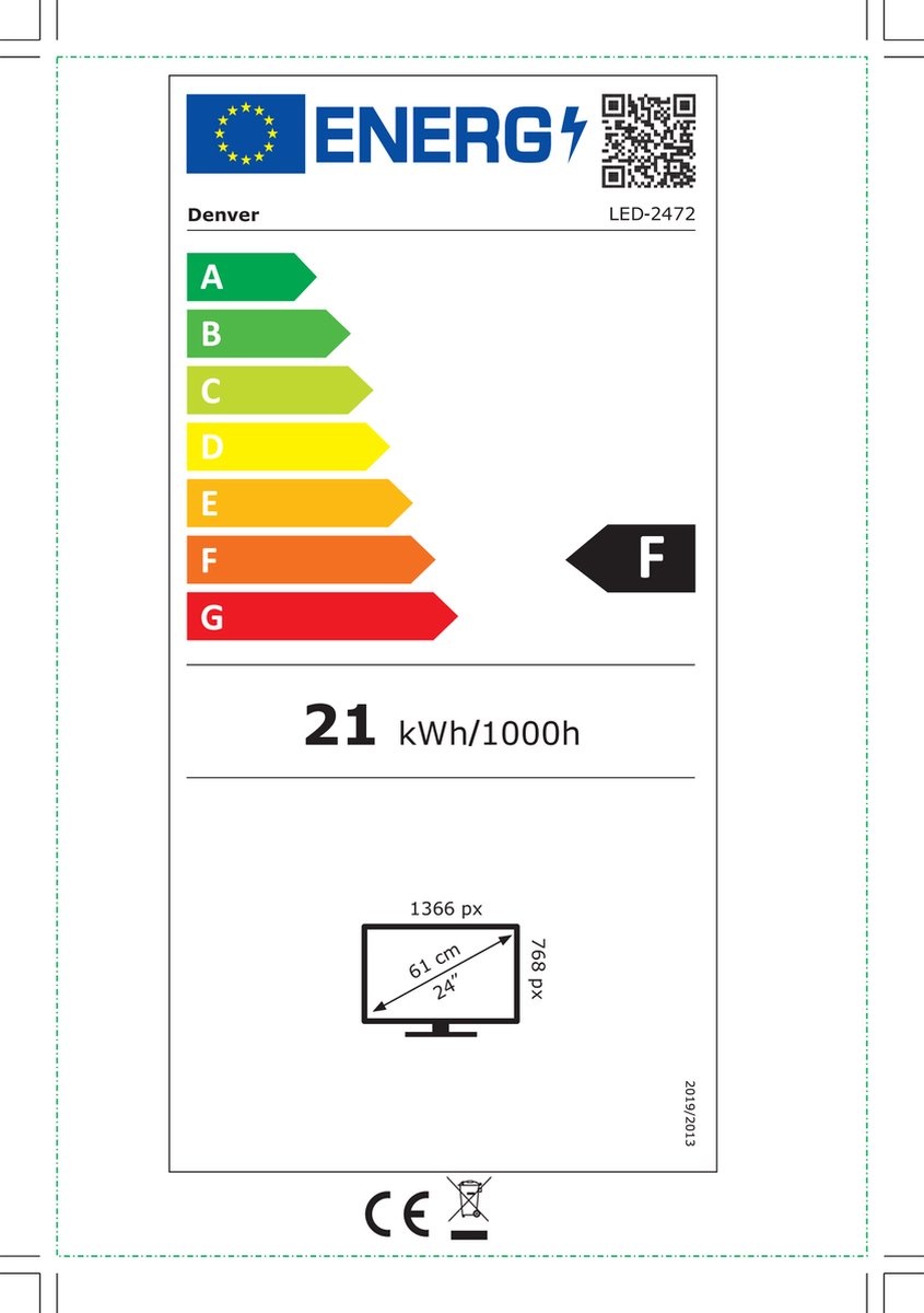 Denver LED-2472 - LED TV