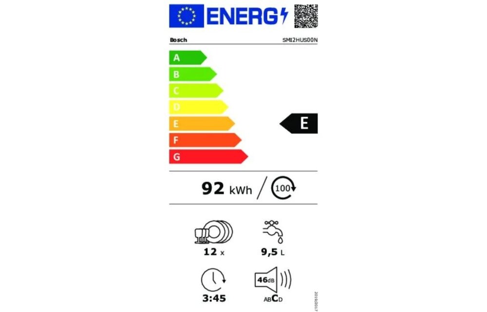 Bosch SMI2HUS00N EXCLUSIV - Inbouw vaatwasser