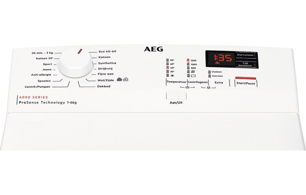 AEG LTR6162K - Wasmachine