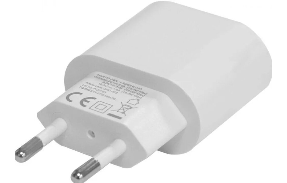 Grab 'n Go 18W USB-C Thuis snellader Wit