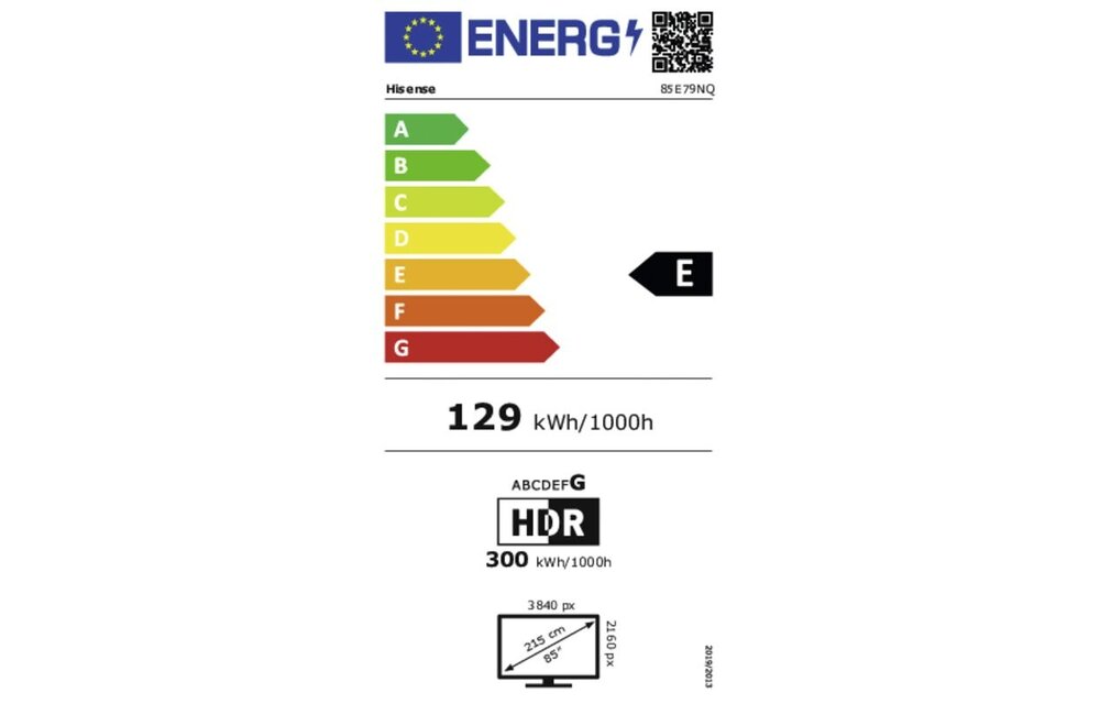 Hisense 85E79NQ - QLED TV