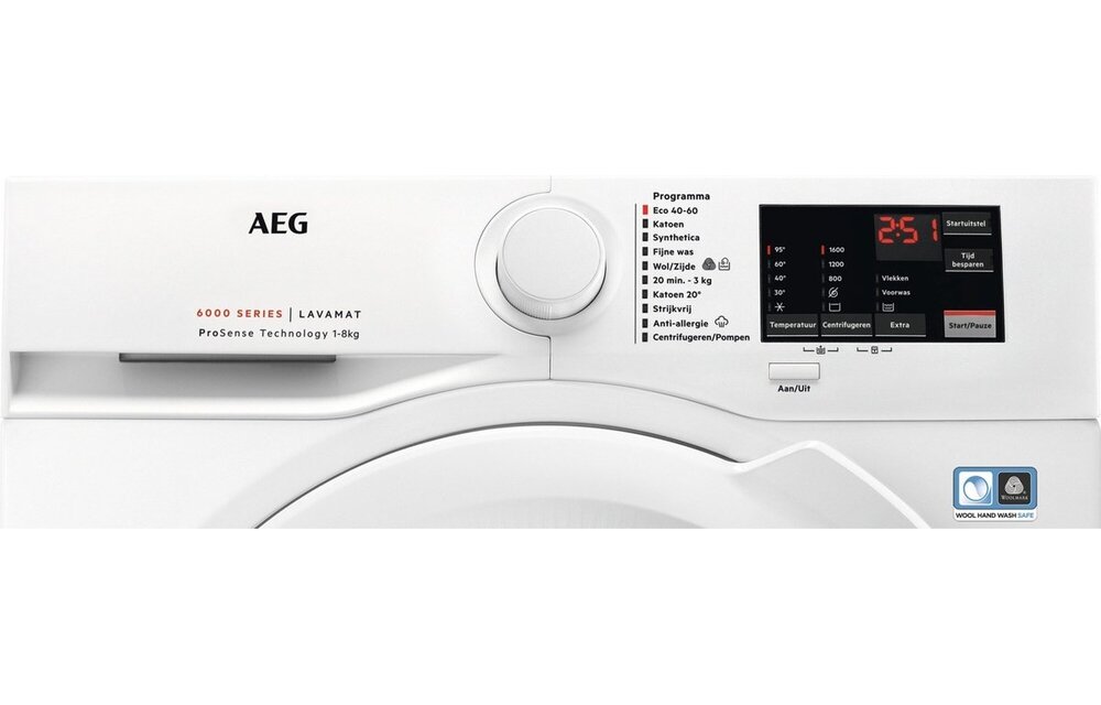 AEG LF628600 ProSense - Wasmachine