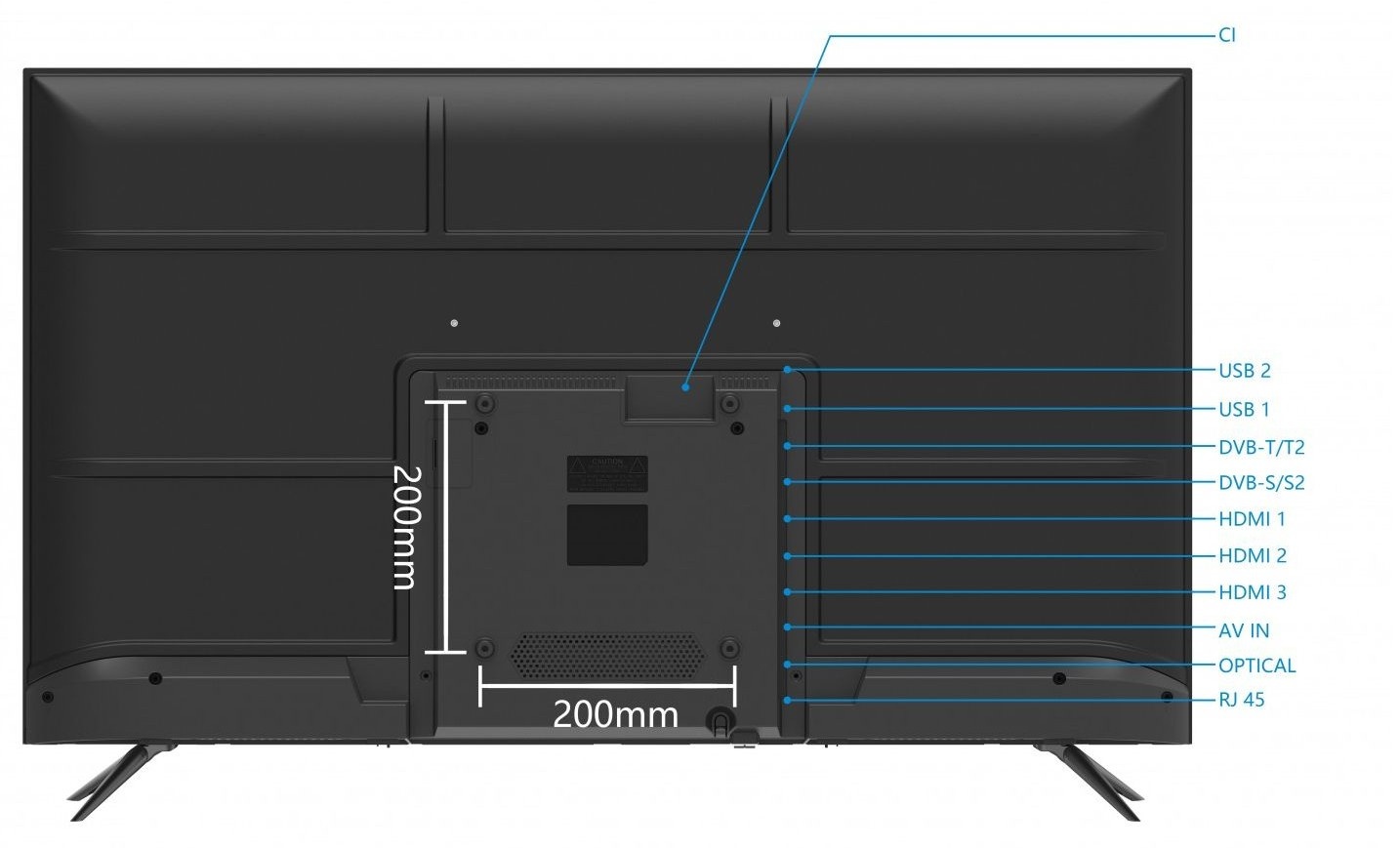 Smart Tech 43UV10V1 - LED TV