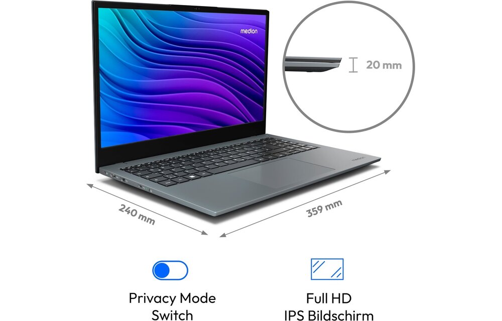 Medion Akoya E15433 MD62630 - Laptop