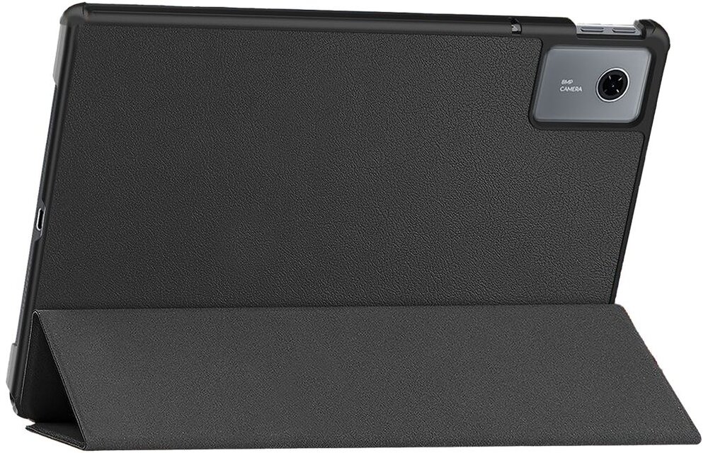Just in Case Lenovo Idea Tab TriFold Smart Book Case Zwart - Tablethoes