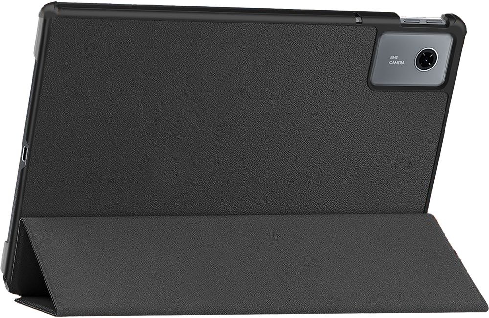 Just in Case Lenovo Idea Tab TriFold Smart Book Case Zwart - Tablethoes