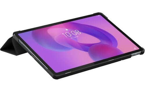 Just in Case Lenovo Idea Tab TriFold Smart Book Case Zwart - Tablethoes