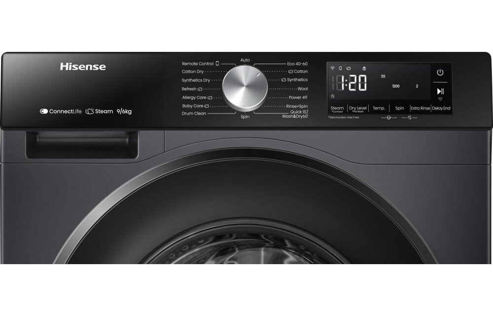 Hisense WD3S9043BB3 - Was-droogcombinatie
