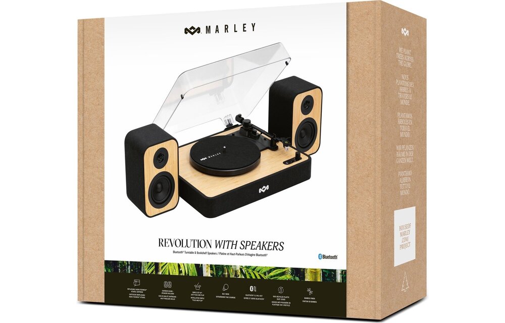 House of Marley Revolution Bruin - Platenspeler