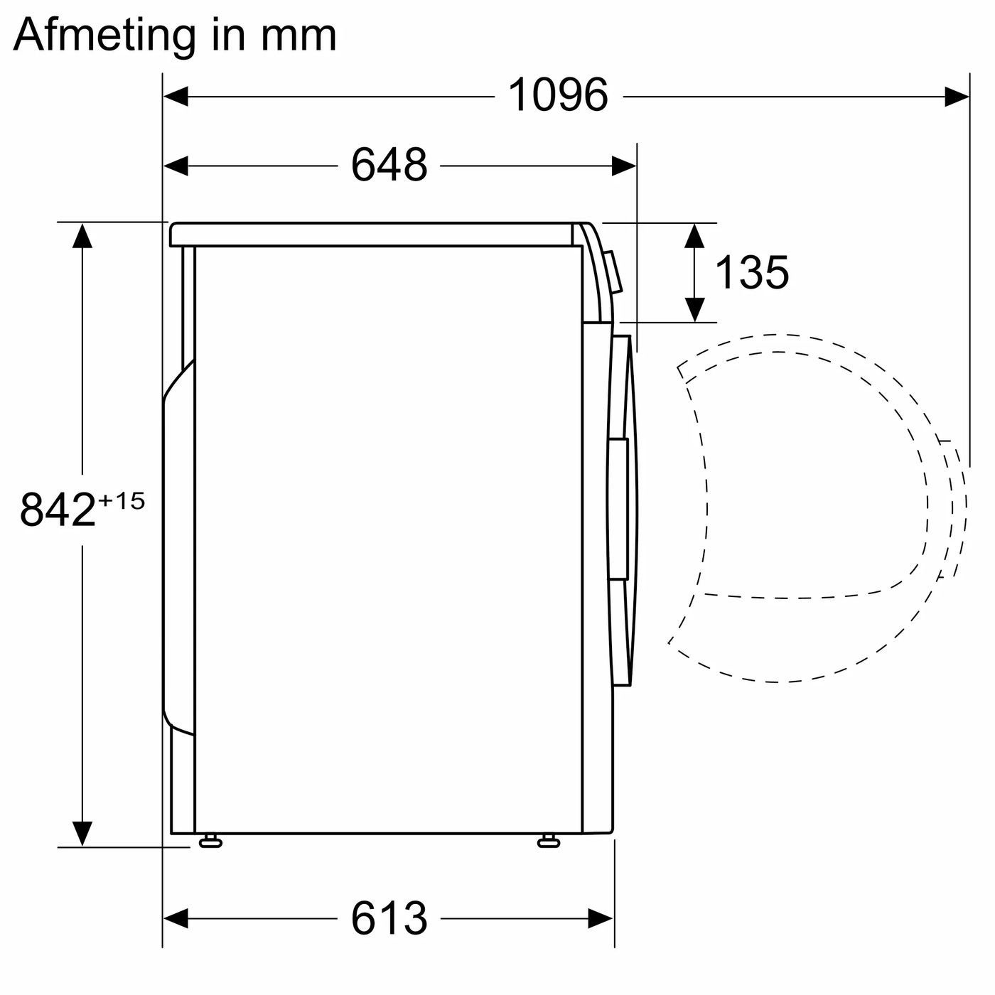 Siemens WQ33G2D9NL iQ500 extraKlasse  - Warmtepompdroger