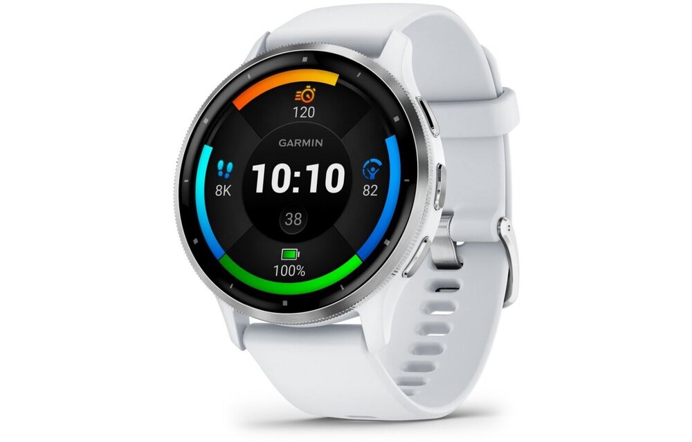 Garmin Venu 3 45mm Zilver/Wit - Smartwatch