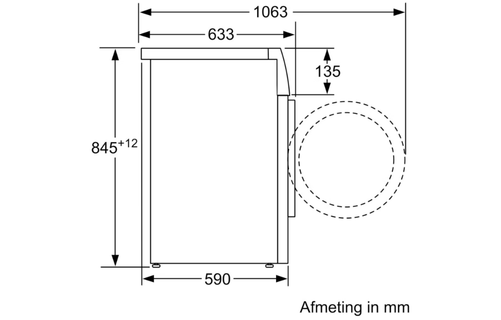 Siemens WM14N206NL iQ300  - Wasmachine