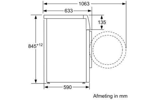 Siemens WM14N206NL iQ300  - Wasmachine