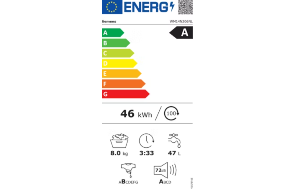 Siemens WM14N206NL iQ300  - Wasmachine