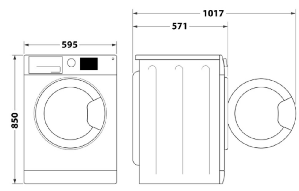 Whirlpool FFBBE 7469 BSEV - Wasmachine
