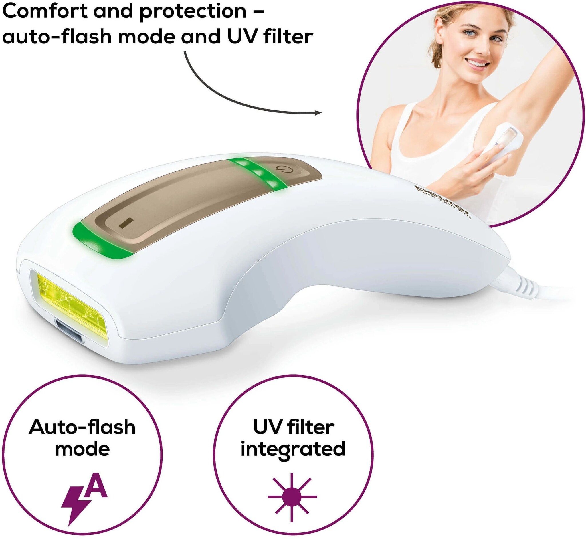 Beurer IPL Pure Skin Pro 5500 - Lichtontharingsapparaat