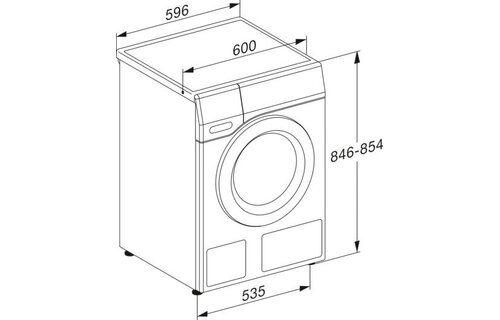 Miele WEJ 895 WPS Excellence PowerWash - Wasmachine