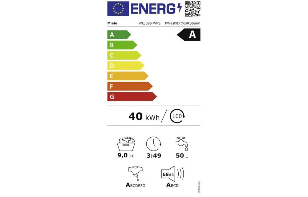 Miele WEJ 895 WPS Excellence PowerWash - Wasmachine