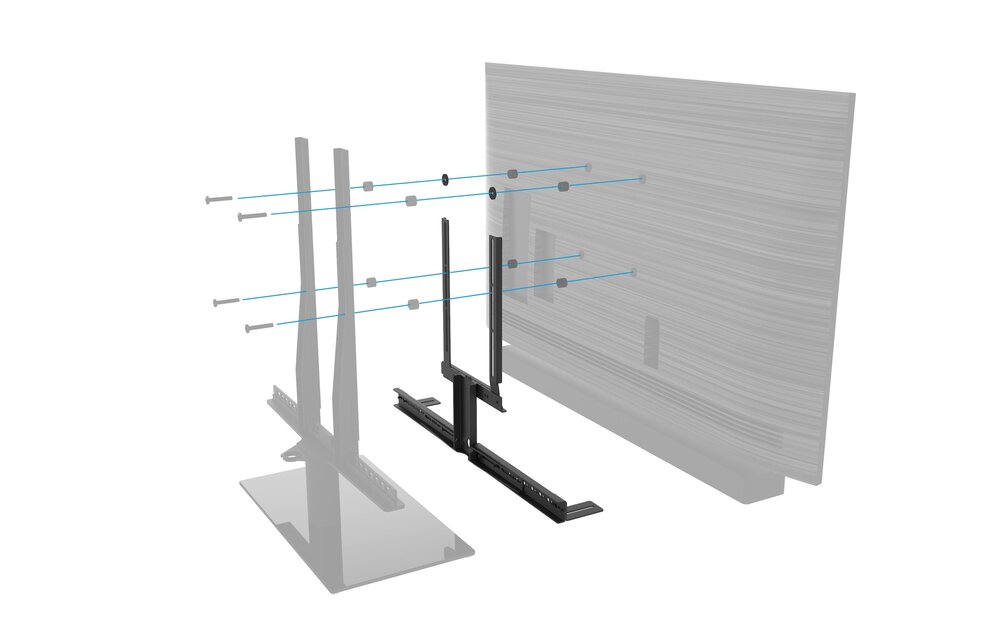 Cavus CFUNIB Frame voor soundbar universeel Zwart