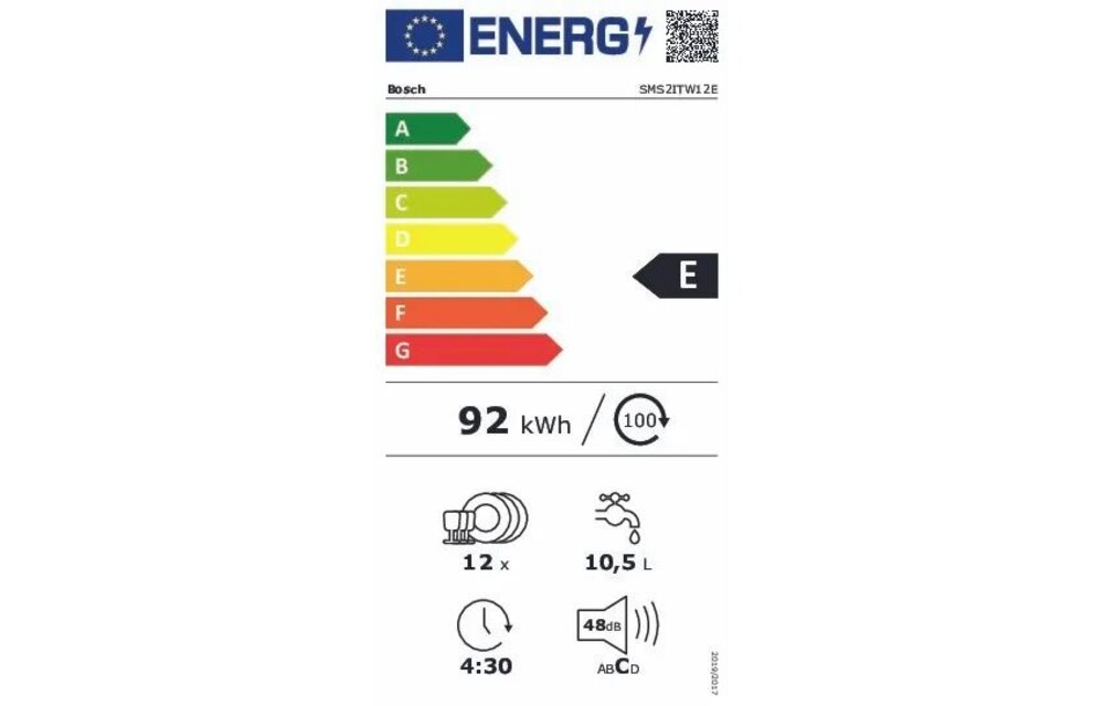 Bosch SMS2ITW12E Serie 2 - Vrijstaande vaatwasser