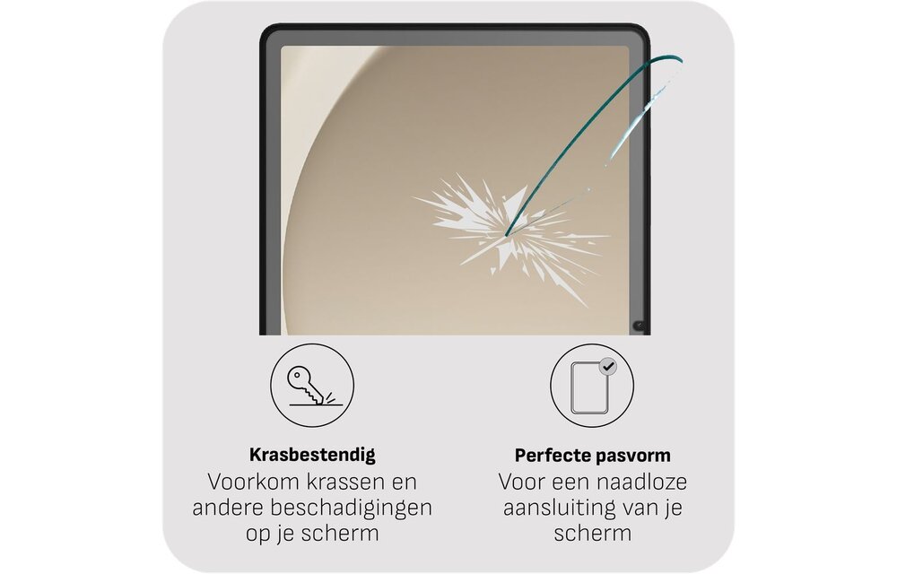 Just in Case Samsung Galaxy Tab A11 Plus / A9 Plus Tempered Glass - Screenprotector