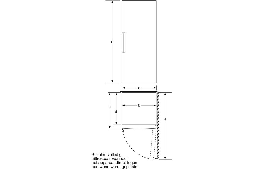 Bosch GSN54DWCV Serie 6 - Vrieskast
